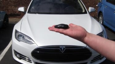 Tesla Model S Key Fob Hand