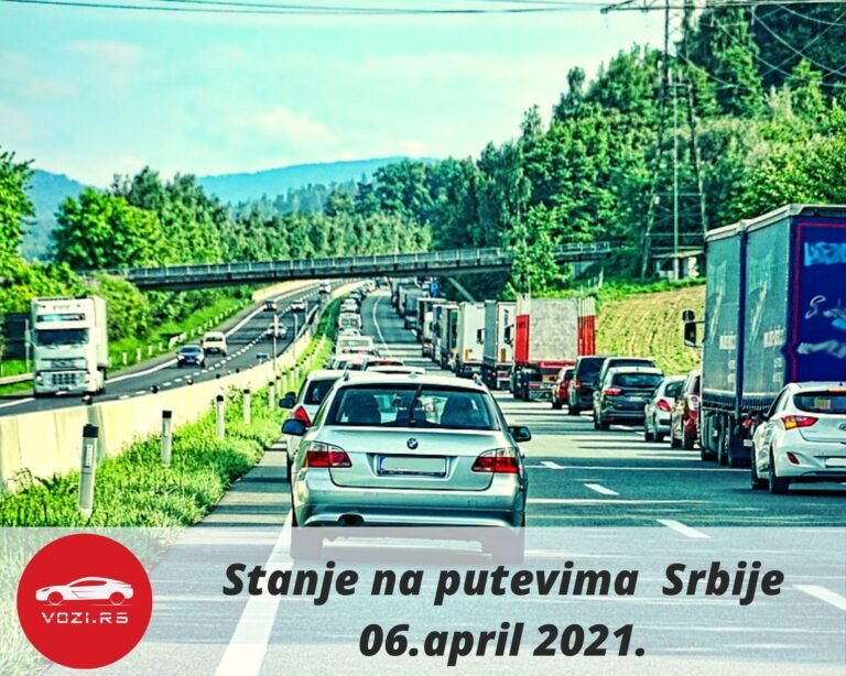 Stanje na putevima Srbije 06 april 2021.