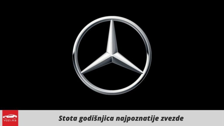 Mercedes Benz Trokraka Zvezda Logo Vozi Rs