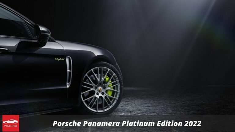 Porsche Panamera Platinum Edition Vozi Rs