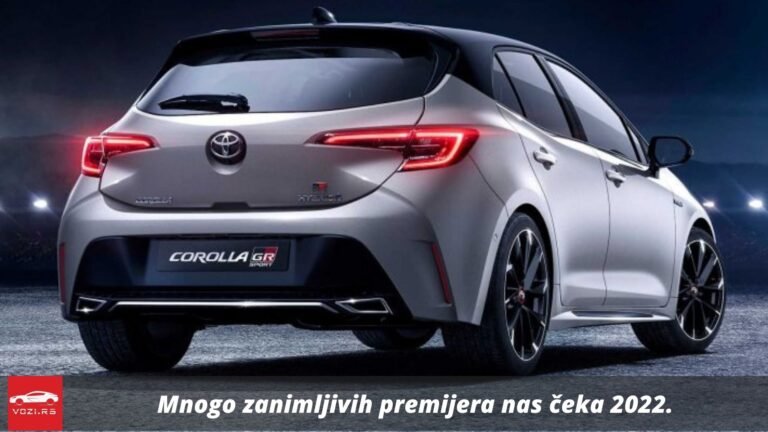 Premijera Japanski Automobil Vozi Rs